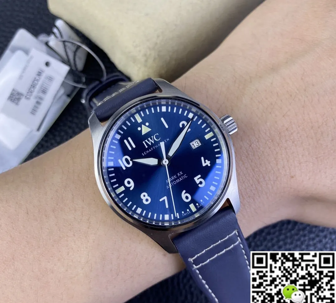 IWC Pilot IW328203 M+ Factory 1:1 Best Edition Replica Watch Blue Strap