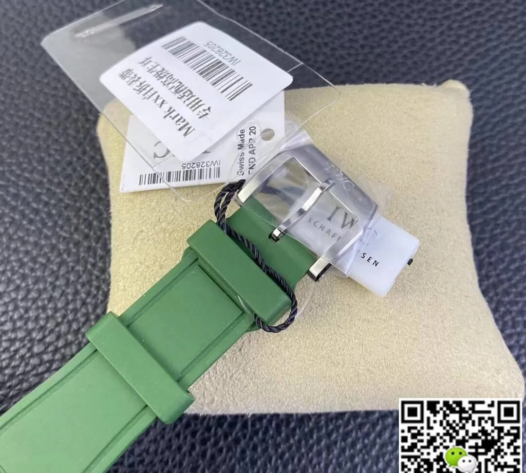 IWC Pilot IW328205 M+ Factory 1:1 Best Edition Replica Watch Green Strap