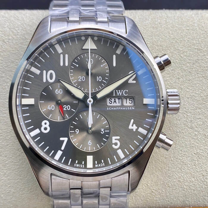 IWC Pilot IW377719 ZF Factory 1:1 Best Edition Replica Watch Silver Strap