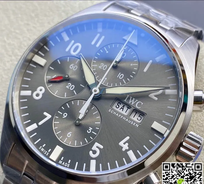 IWC Pilot IW377719 ZF Factory 1:1 Best Edition Replica Watch Silver Strap