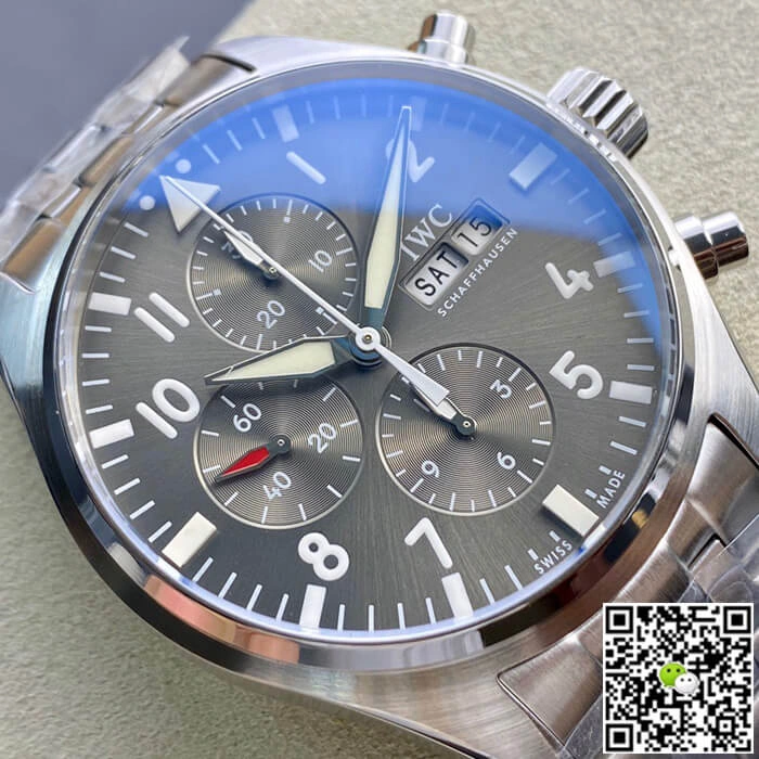 IWC Pilot IW377719 ZF Factory 1:1 Best Edition Replica Watch Silver Strap