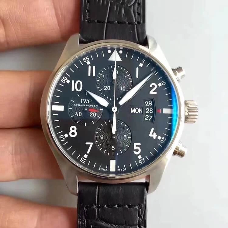 IWC Pilot IW37777 ZF Factory 1:1 Best Edition Replica Watch Leather Strap