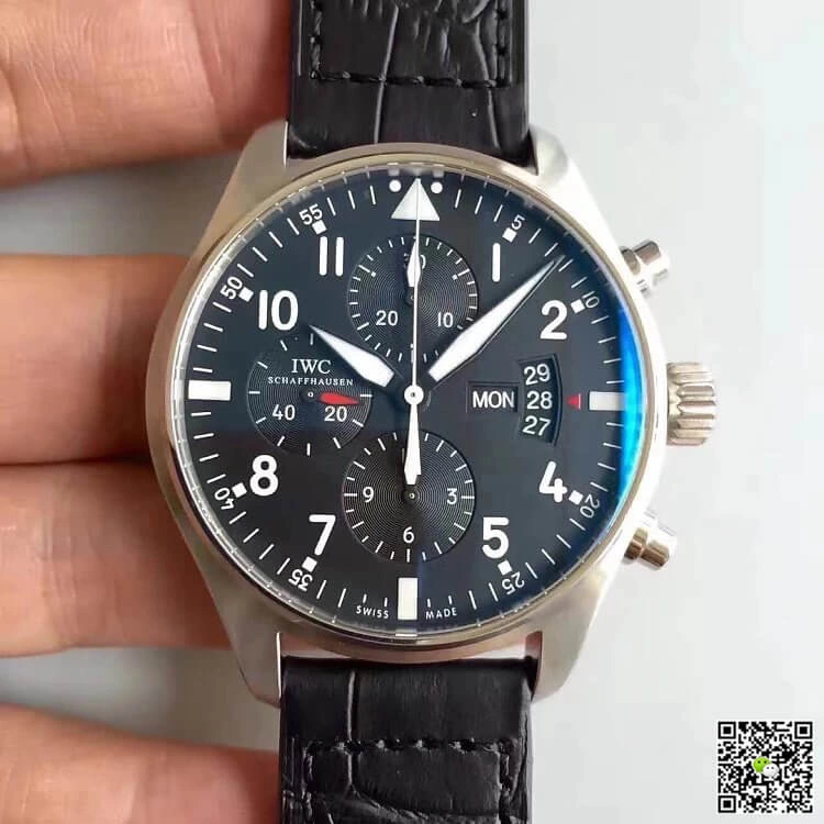IWC Pilot IW37777 ZF Factory 1:1 Best Edition Replica Watch Leather Strap