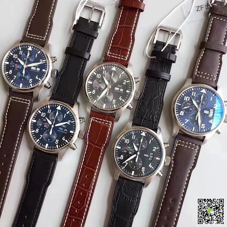 IWC Pilot IW37777 ZF Factory 1:1 Best Edition Replica Watch Leather Strap