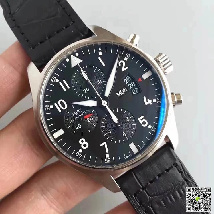 IWC Pilot IW37777 ZF Factory 1:1 Best Edition Replica Watch Leather Strap