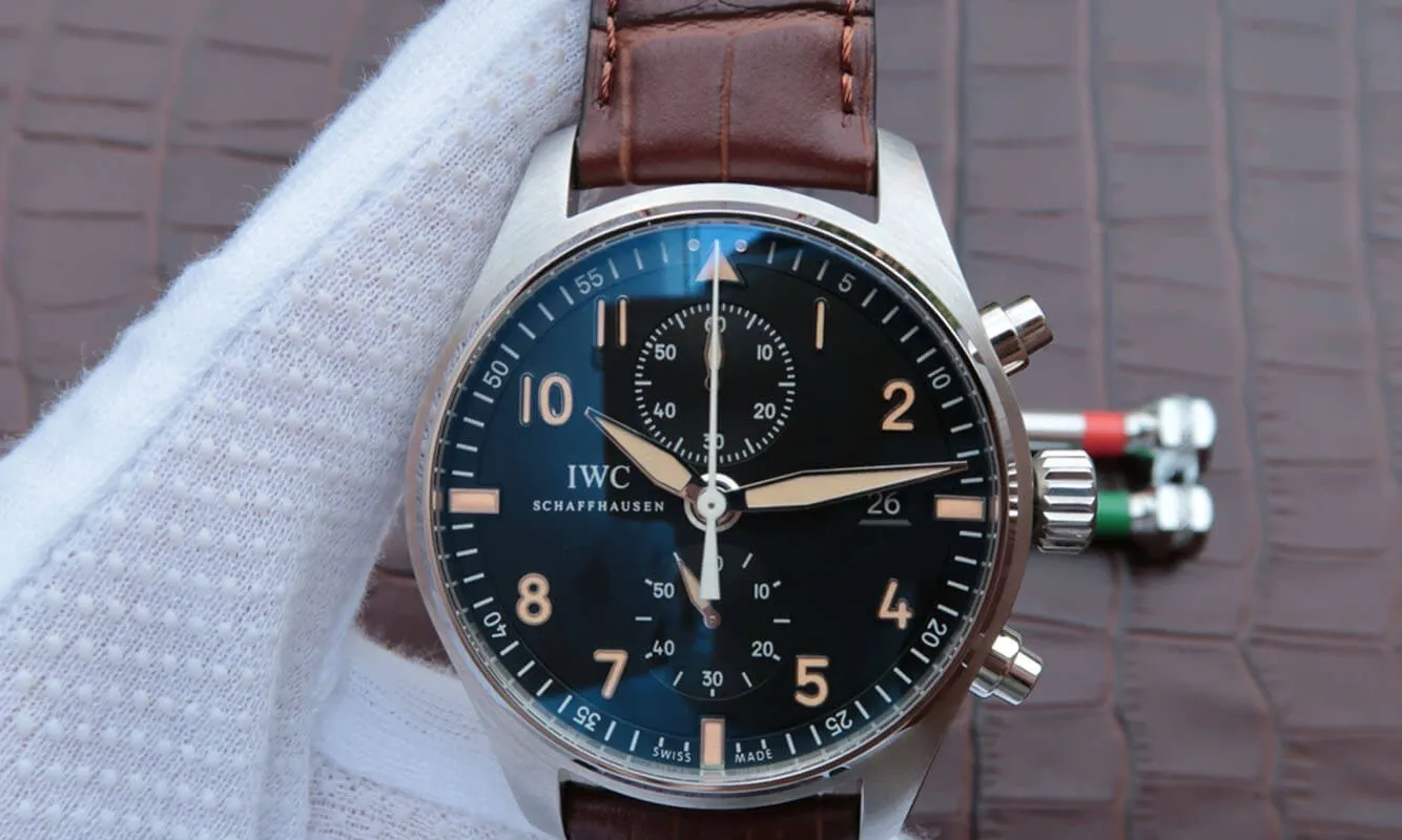 IWC Pilot IW387808 ZF Factory 1:1 Best Edition Replica Watch Brown Strap
