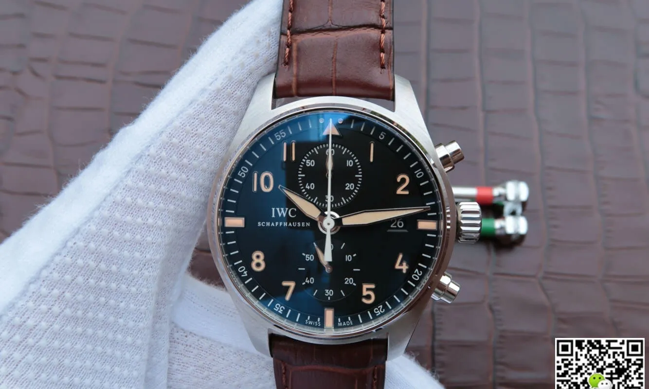 IWC Pilot IW387808 ZF Factory 1:1 Best Edition Replica Watch Brown Strap