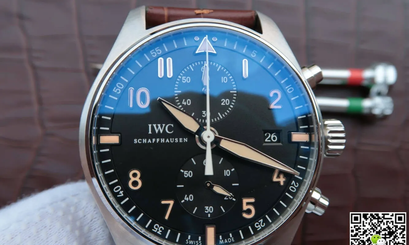IWC Pilot IW387808 ZF Factory 1:1 Best Edition Replica Watch Brown Strap
