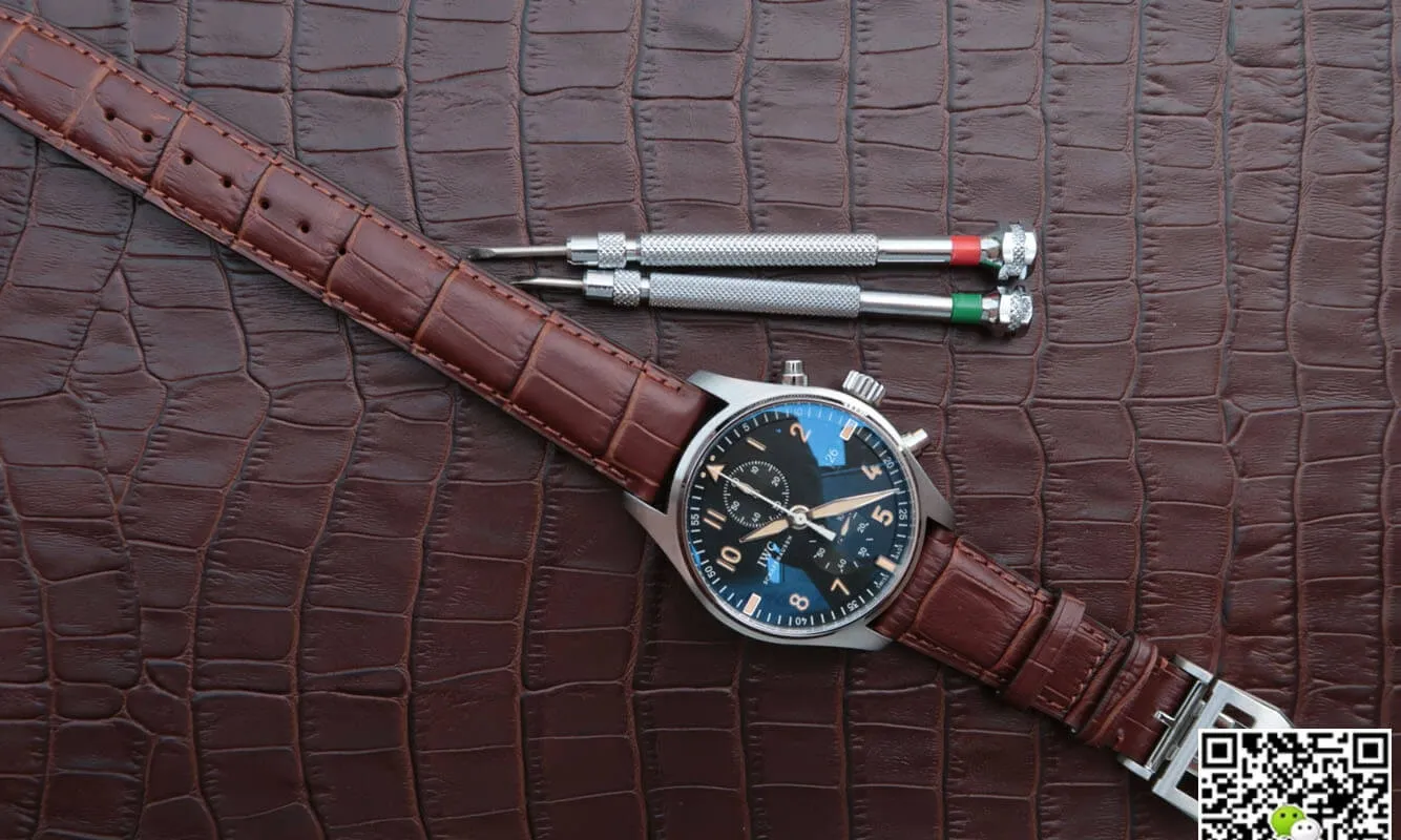IWC Pilot IW387808 ZF Factory 1:1 Best Edition Replica Watch Brown Strap