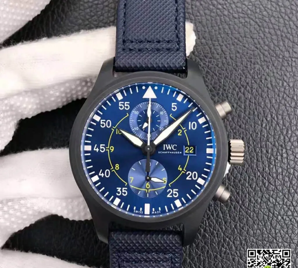 IWC Pilot IW389008 ZF Factory 1:1 Best Edition Replica Watch Blue Strap