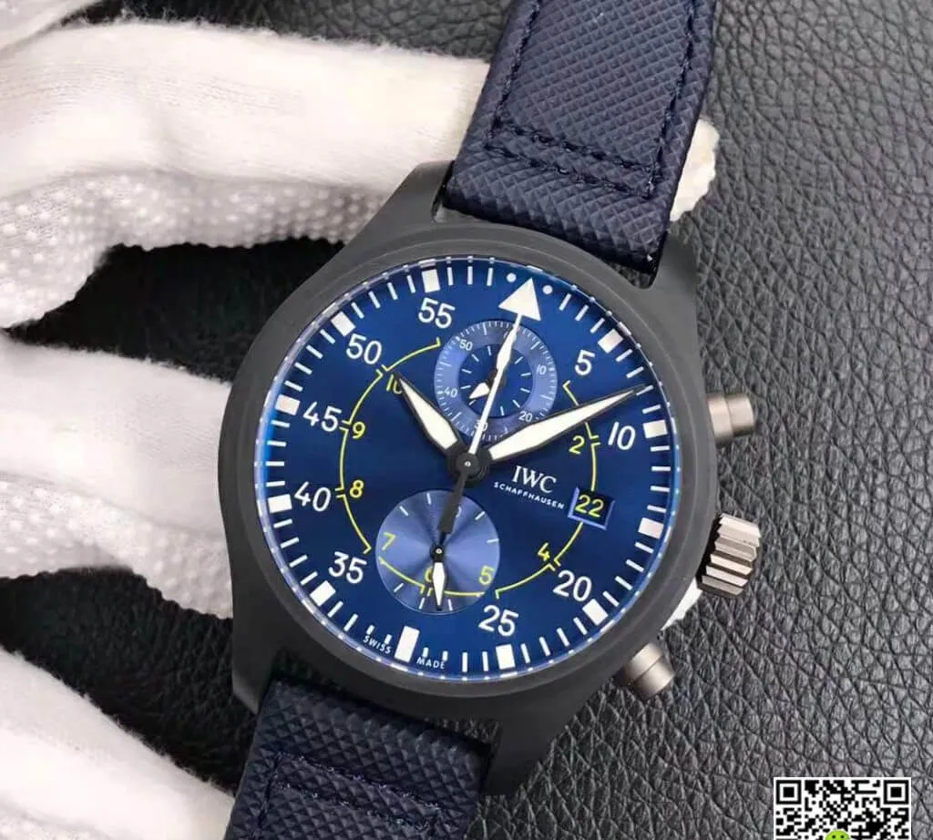 IWC Pilot IW389008 ZF Factory 1:1 Best Edition Replica Watch Blue Strap