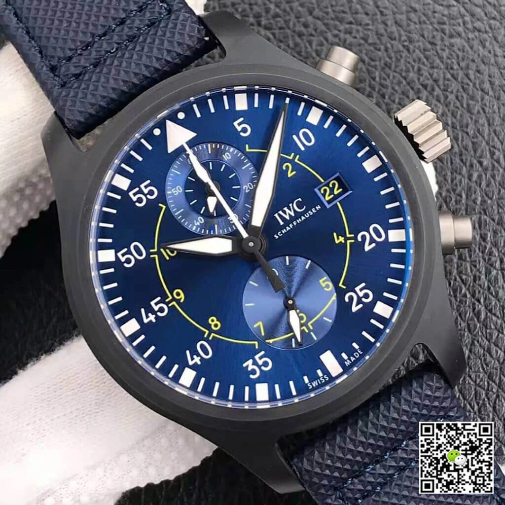 IWC Pilot IW389008 ZF Factory 1:1 Best Edition Replica Watch Blue Strap