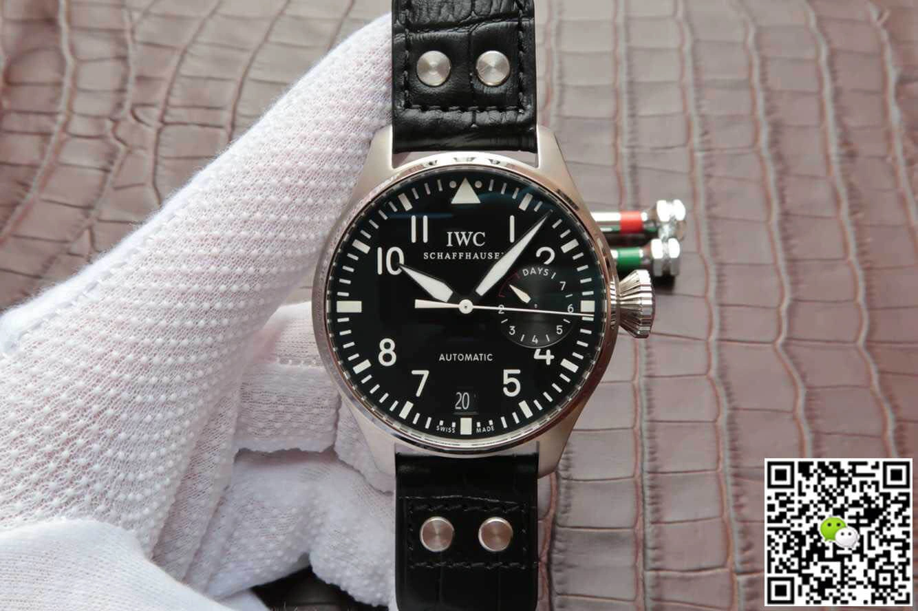 IWC Pilot IW500912 ZF Factory 1:1 Best Edition Replica Watch Black Strap