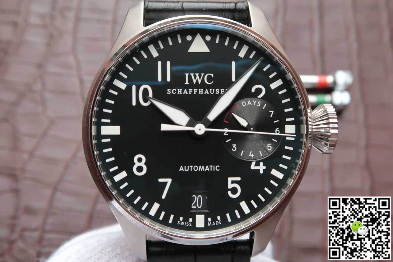 IWC Pilot IW500912 ZF Factory 1:1 Best Edition Replica Watch Black Strap
