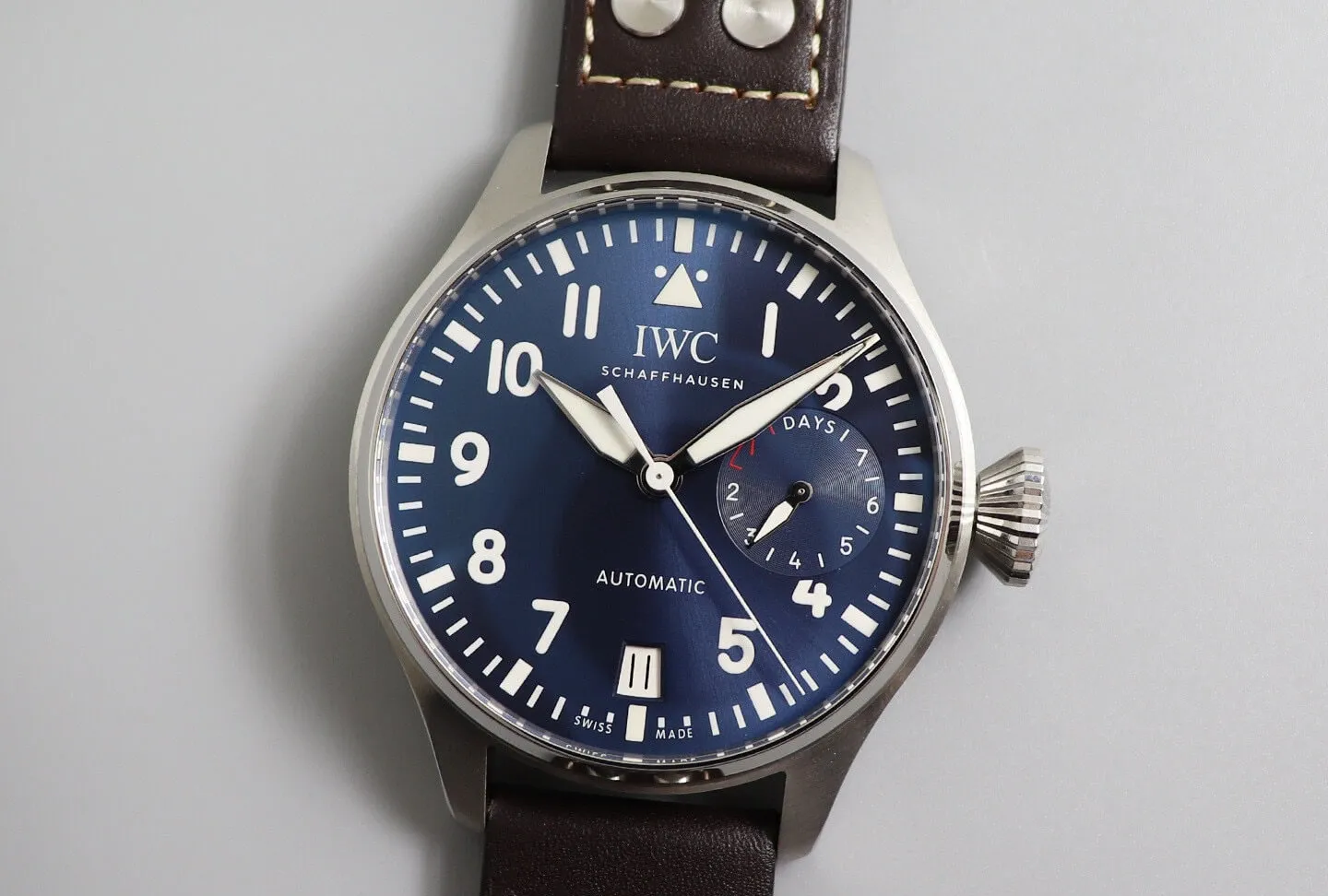 IWC Pilot IW501002 ZF Factory 1:1 Best Edition Replica Watch Brown Strap