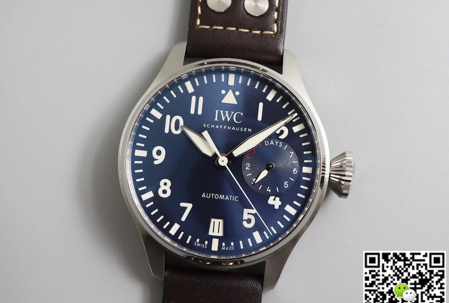 IWC Pilot IW501002 ZF Factory 1:1 Best Edition Replica Watch Brown Strap
