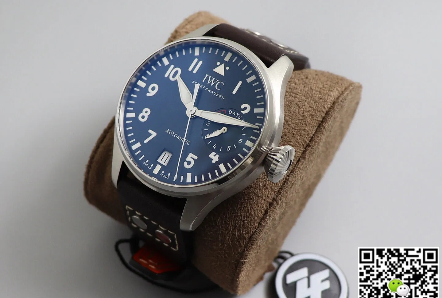 IWC Pilot IW501002 ZF Factory 1:1 Best Edition Replica Watch Brown Strap