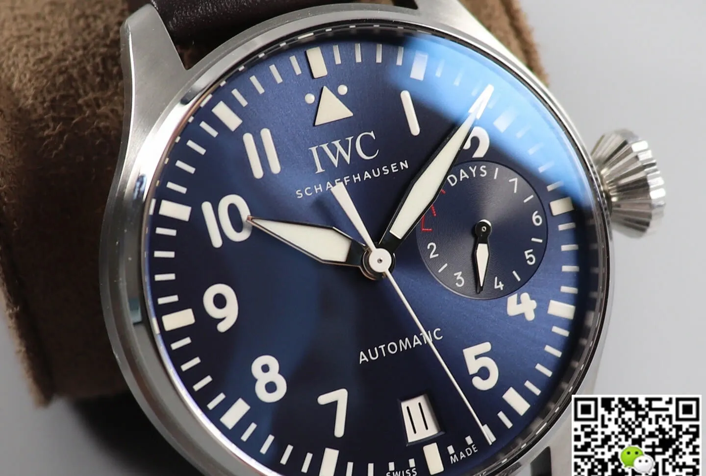 IWC Pilot IW501002 ZF Factory 1:1 Best Edition Replica Watch Brown Strap