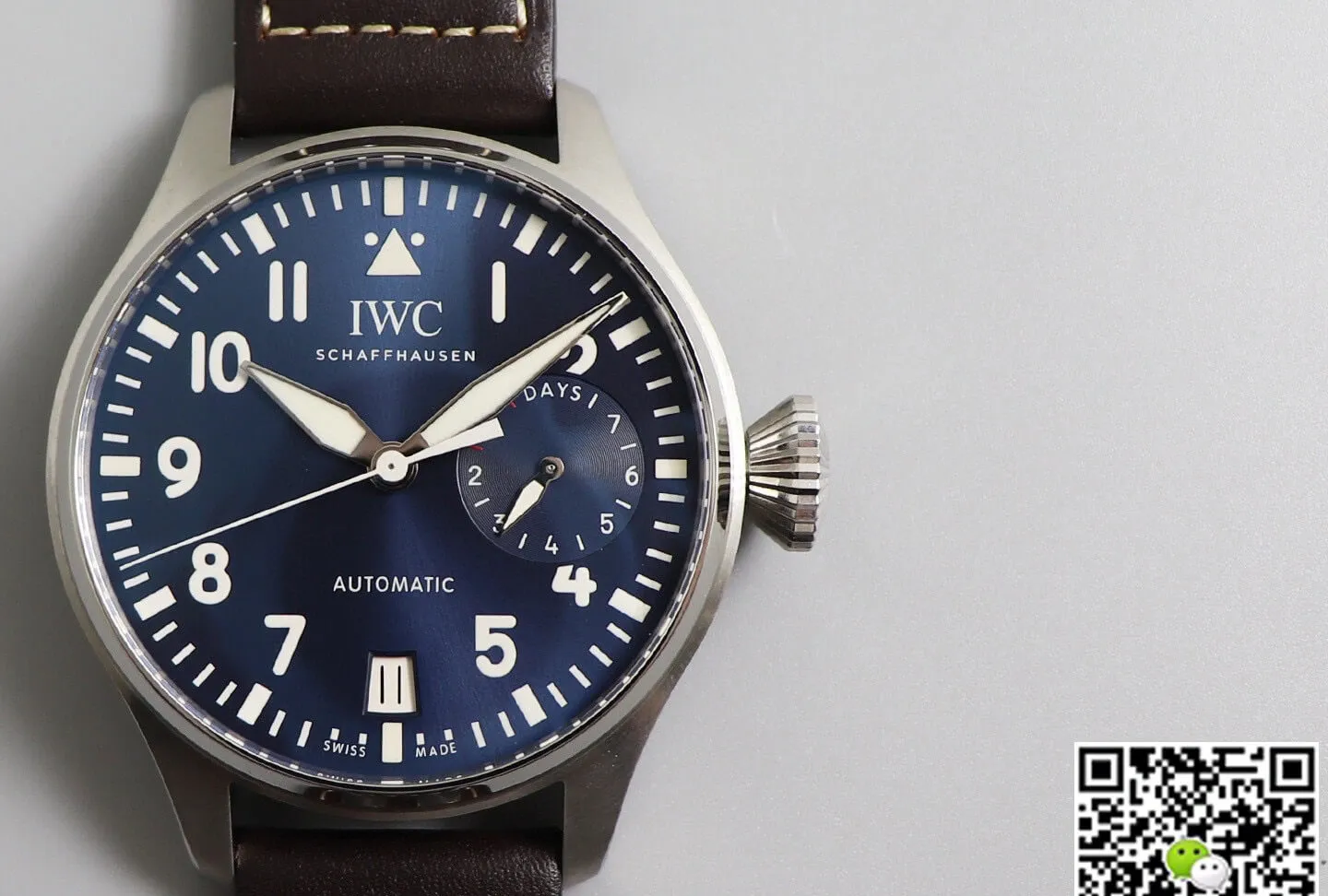 IWC Pilot IW501002 ZF Factory 1:1 Best Edition Replica Watch Brown Strap