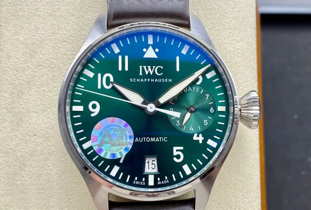 IWC Pilot IW501015 AZ Factory 1:1 Best Edition Replica Watch Leather Strap