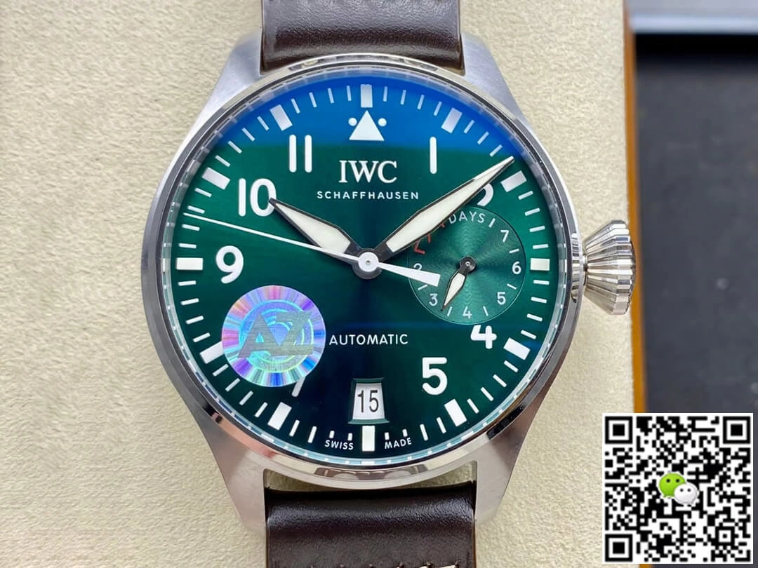 IWC Pilot IW501015 AZ Factory 1:1 Best Edition Replica Watch Leather Strap