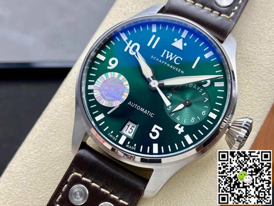 IWC Pilot IW501015 AZ Factory 1:1 Best Edition Replica Watch Leather Strap