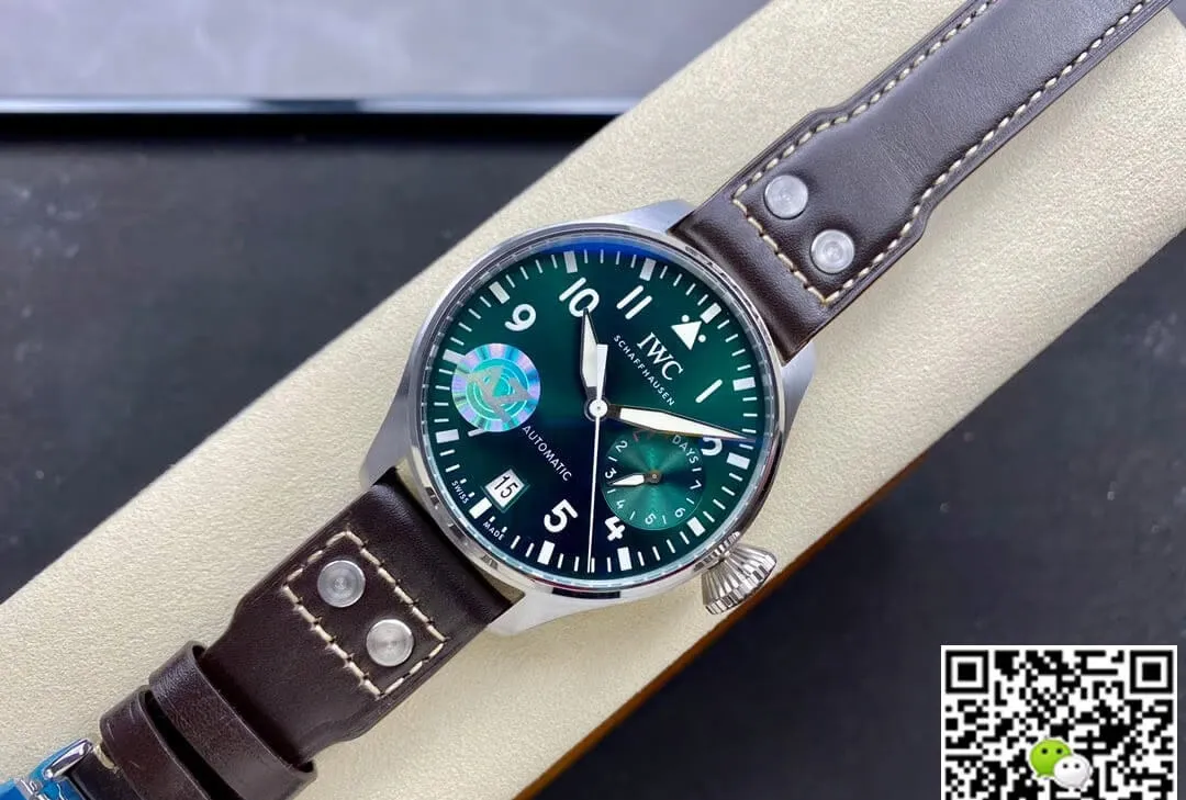 IWC Pilot IW501015 AZ Factory 1:1 Best Edition Replica Watch Leather Strap
