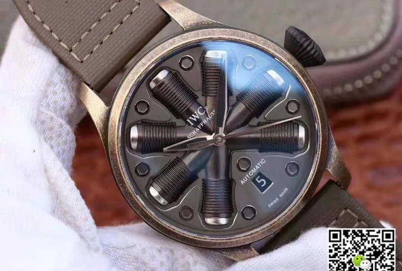 IWC Pilot Top Gun 1:1 Best Edition Replica Watch Swiss ETA A23J Bronze Case