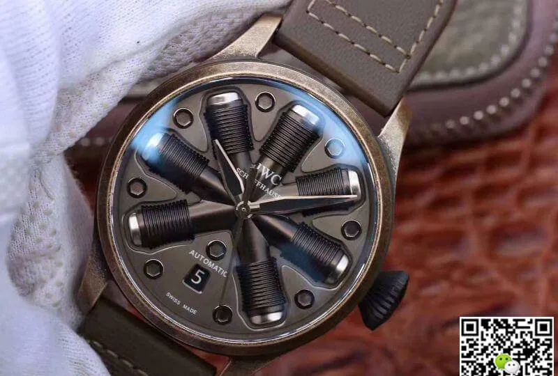 IWC Pilot Top Gun 1:1 Best Edition Replica Watch Swiss ETA A23J Bronze Case