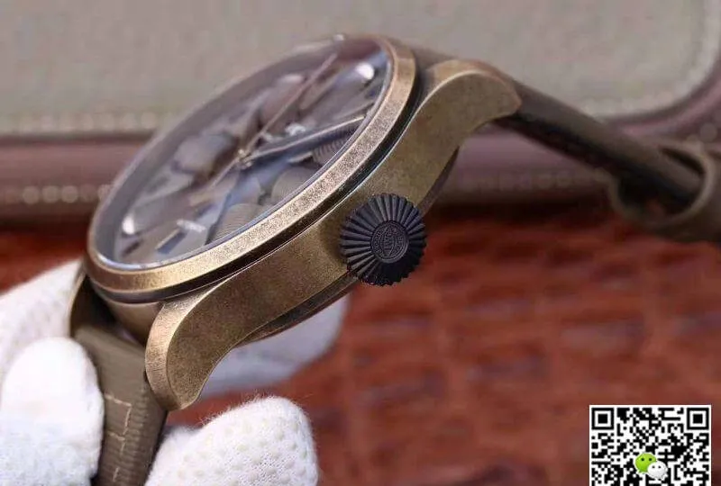 IWC Pilot Top Gun 1:1 Best Edition Replica Watch Swiss ETA A23J Bronze Case
