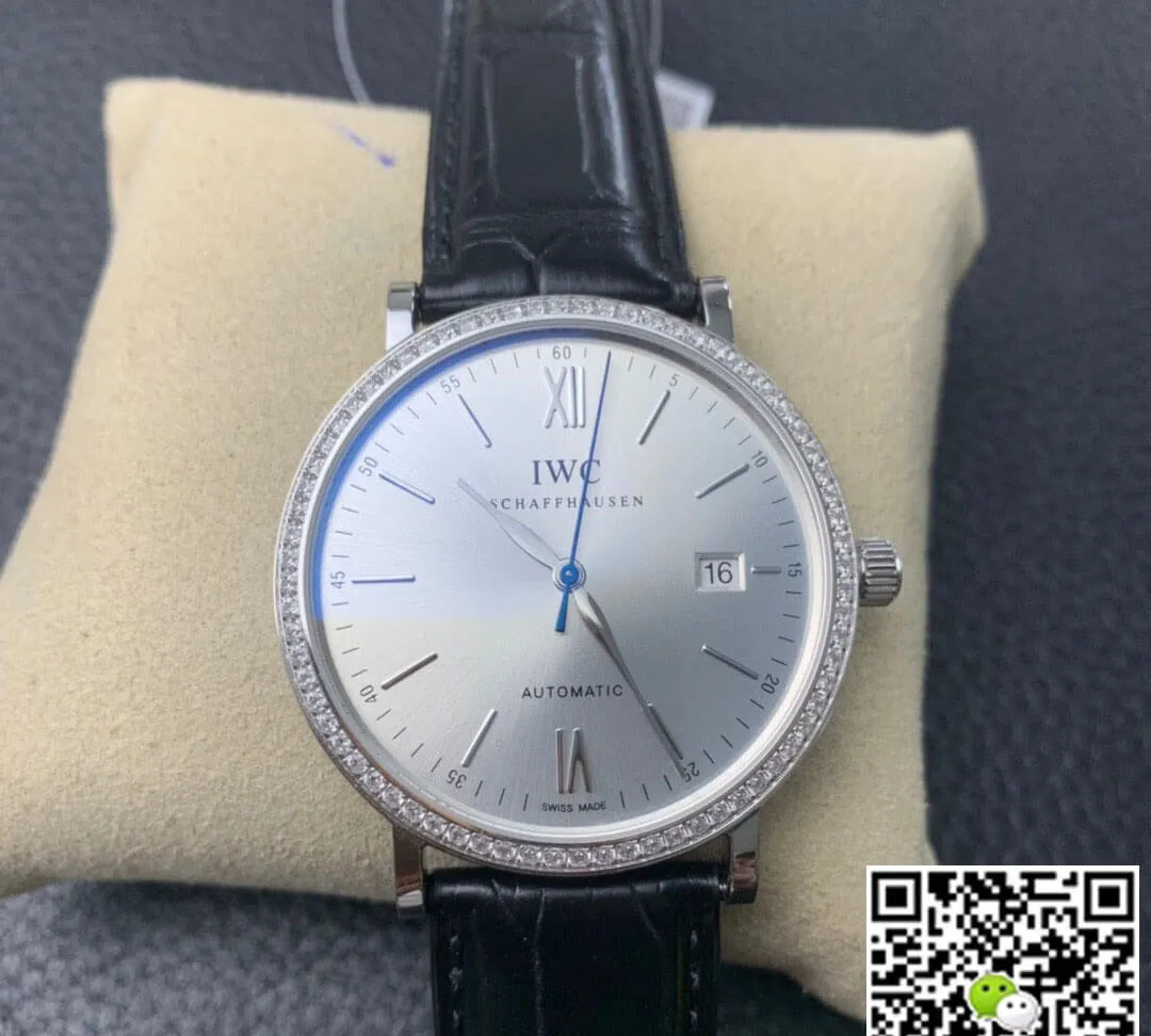 IWC Portofino IW356514 V7 Factory 1:1 Best Edition Replica Watch Leather Strap