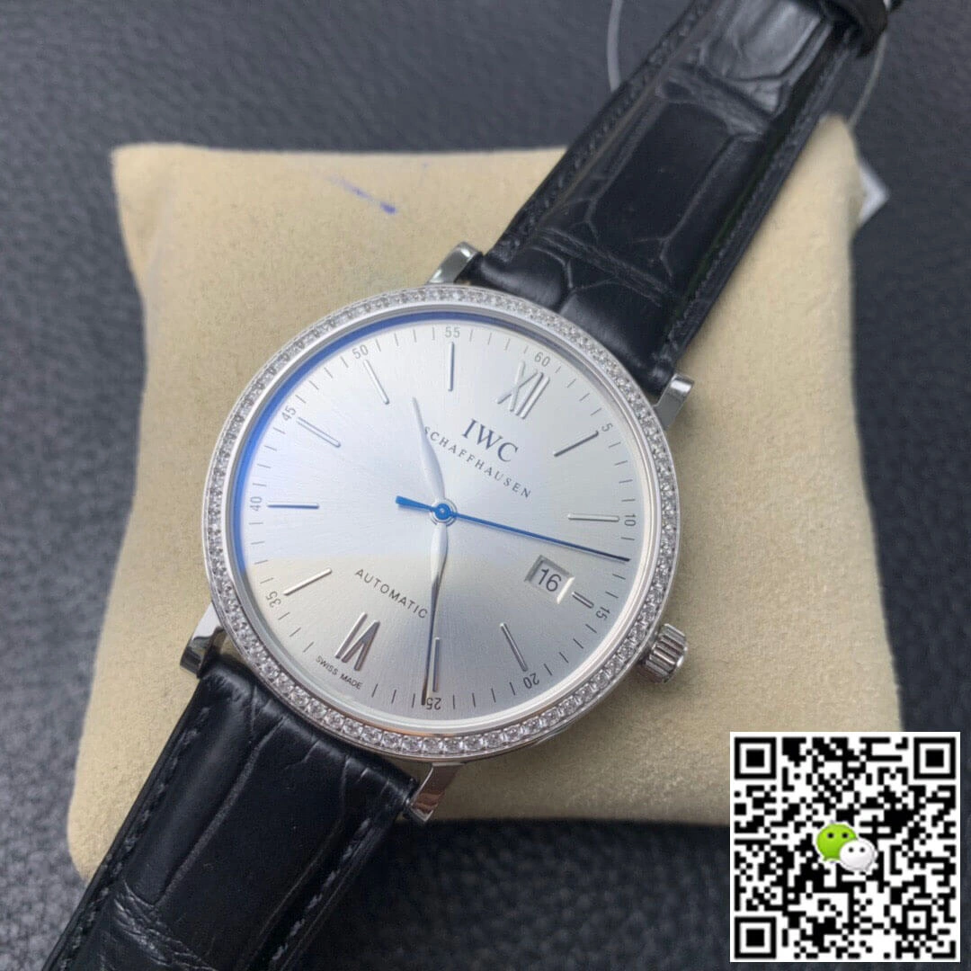 IWC Portofino IW356514 V7 Factory 1:1 Best Edition Replica Watch Leather Strap