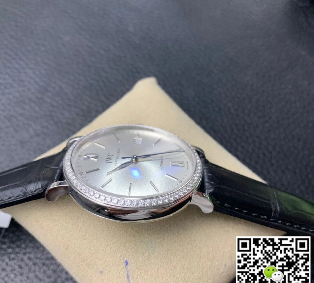 IWC Portofino IW356514 V7 Factory 1:1 Best Edition Replica Watch Leather Strap
