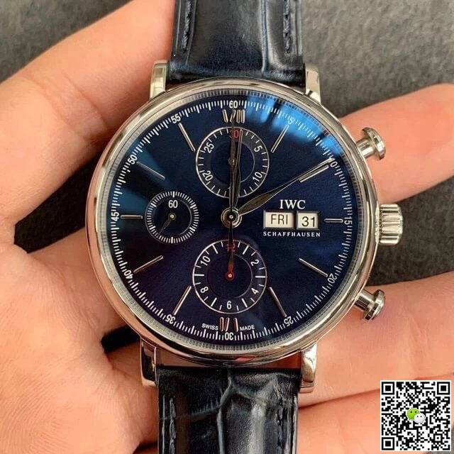 IWC Portofino IW391019 ZF Factory 1:1 Best Edition Replica Watch Leather Strap
