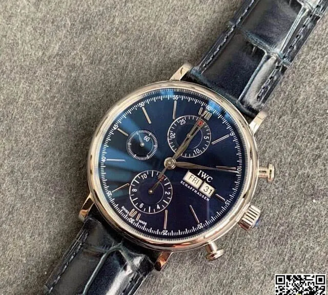 IWC Portofino IW391019 ZF Factory 1:1 Best Edition Replica Watch Leather Strap