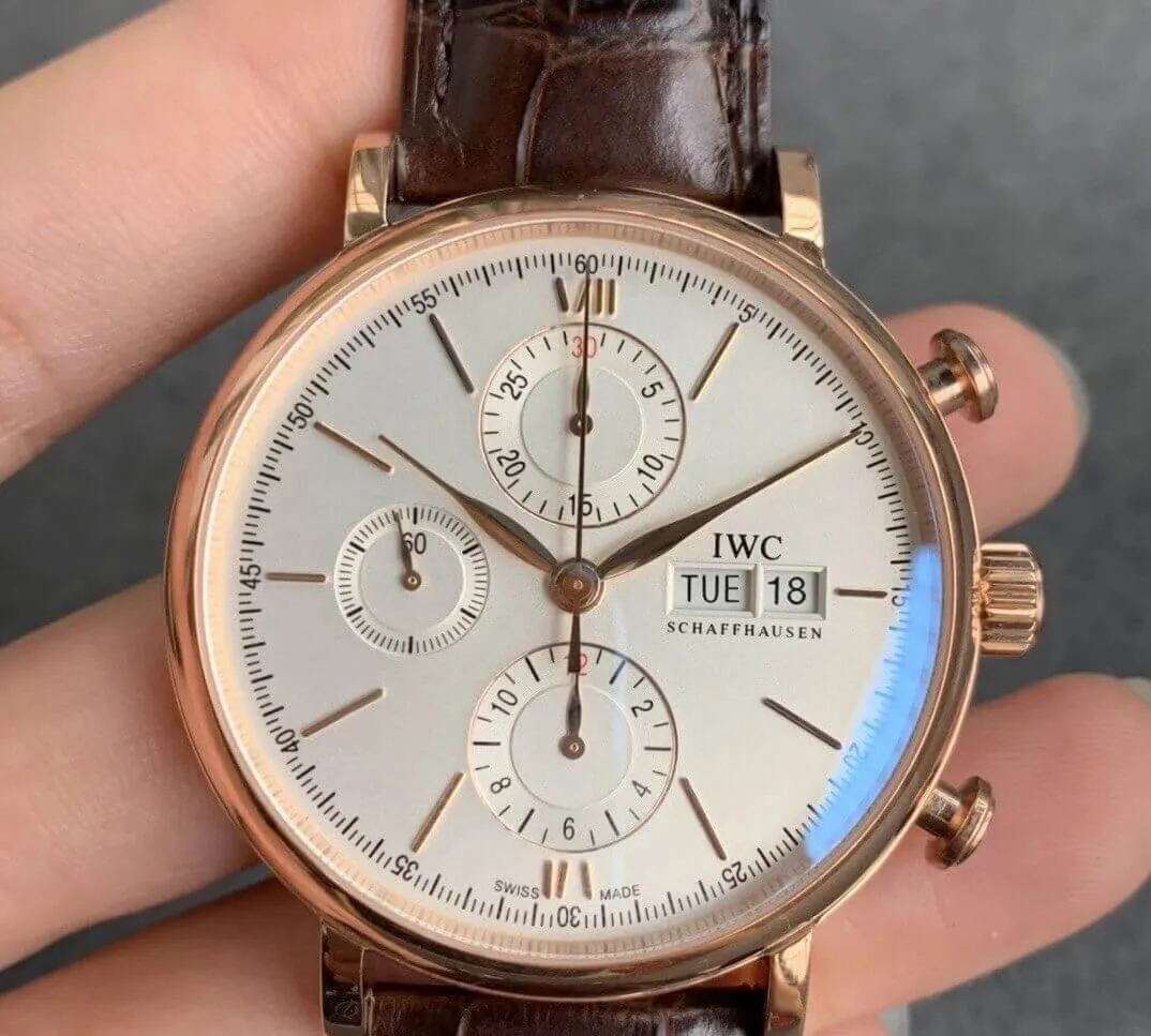 IWC Portofino IW391020 ZF Factory 1:1 Best Edition Replica Watch Brown Strap