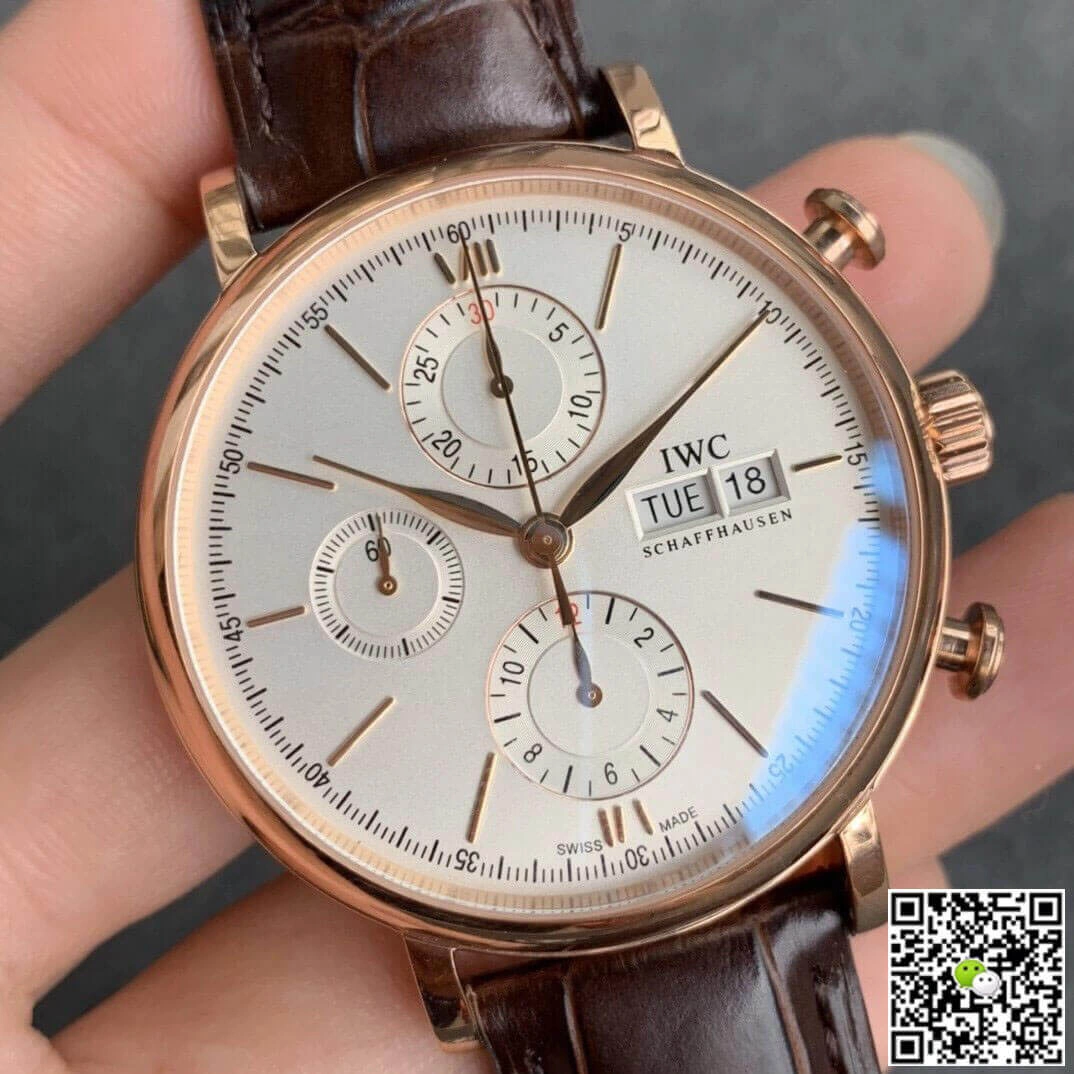 IWC Portofino IW391020 ZF Factory 1:1 Best Edition Replica Watch Brown Strap