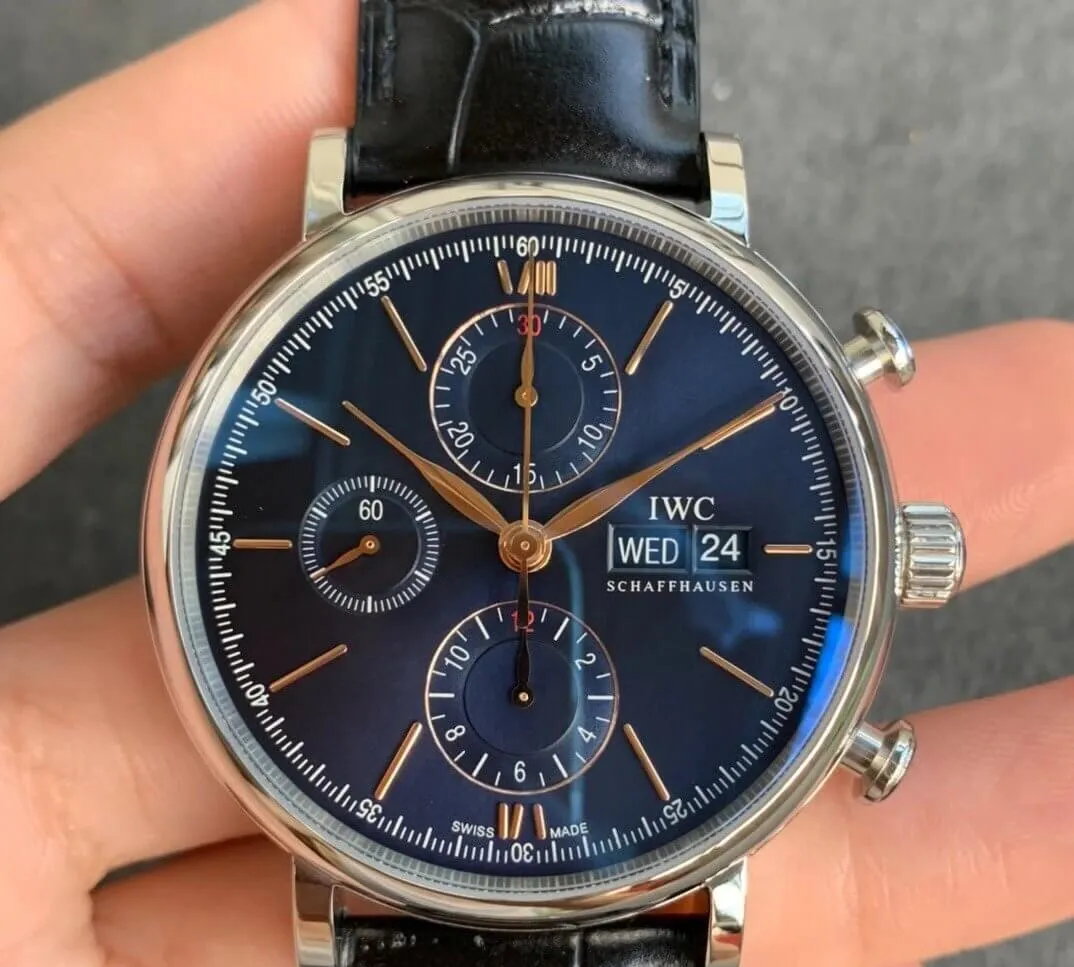 IWC Portofino IW391036 ZF Factory 1:1 Best Edition Replica Watch Leather Strap