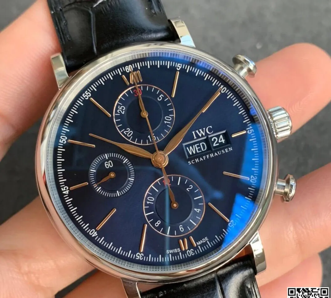 IWC Portofino IW391036 ZF Factory 1:1 Best Edition Replica Watch Leather Strap