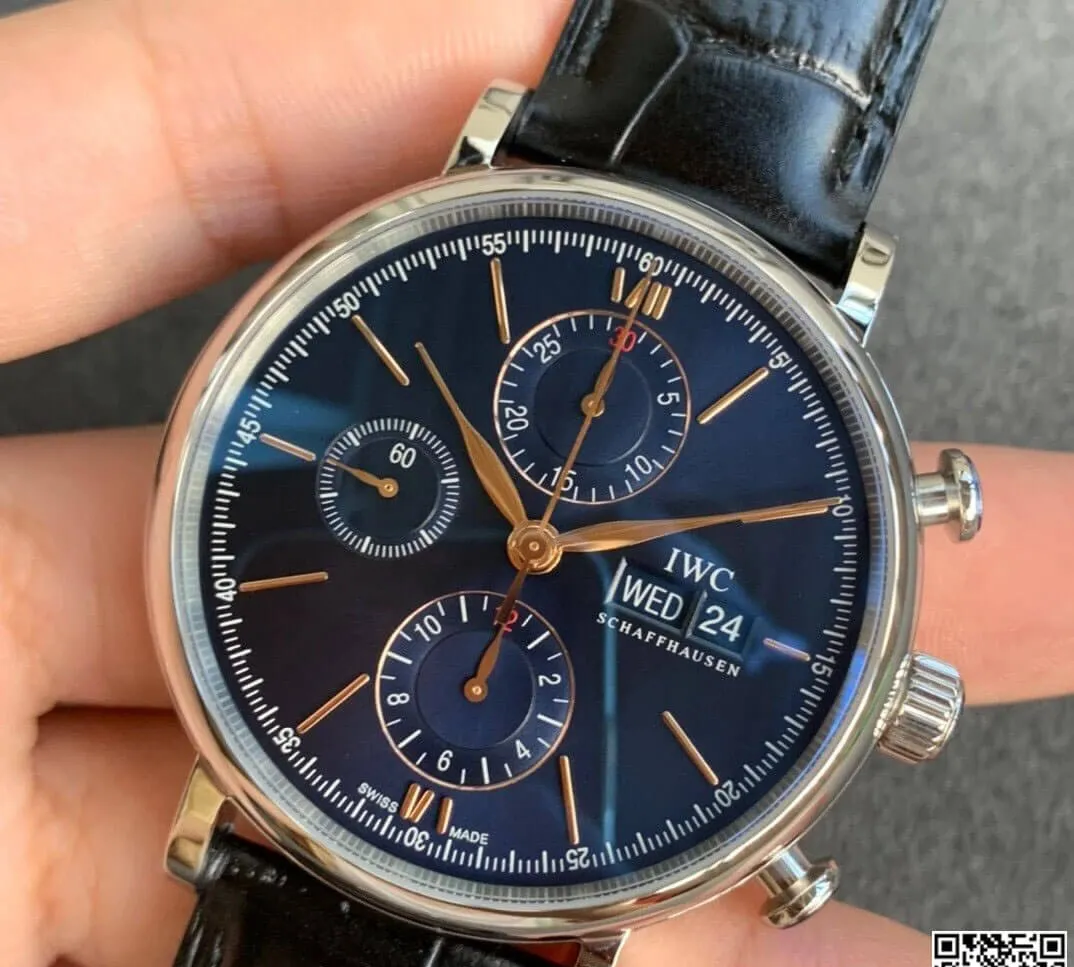 IWC Portofino IW391036 ZF Factory 1:1 Best Edition Replica Watch Leather Strap