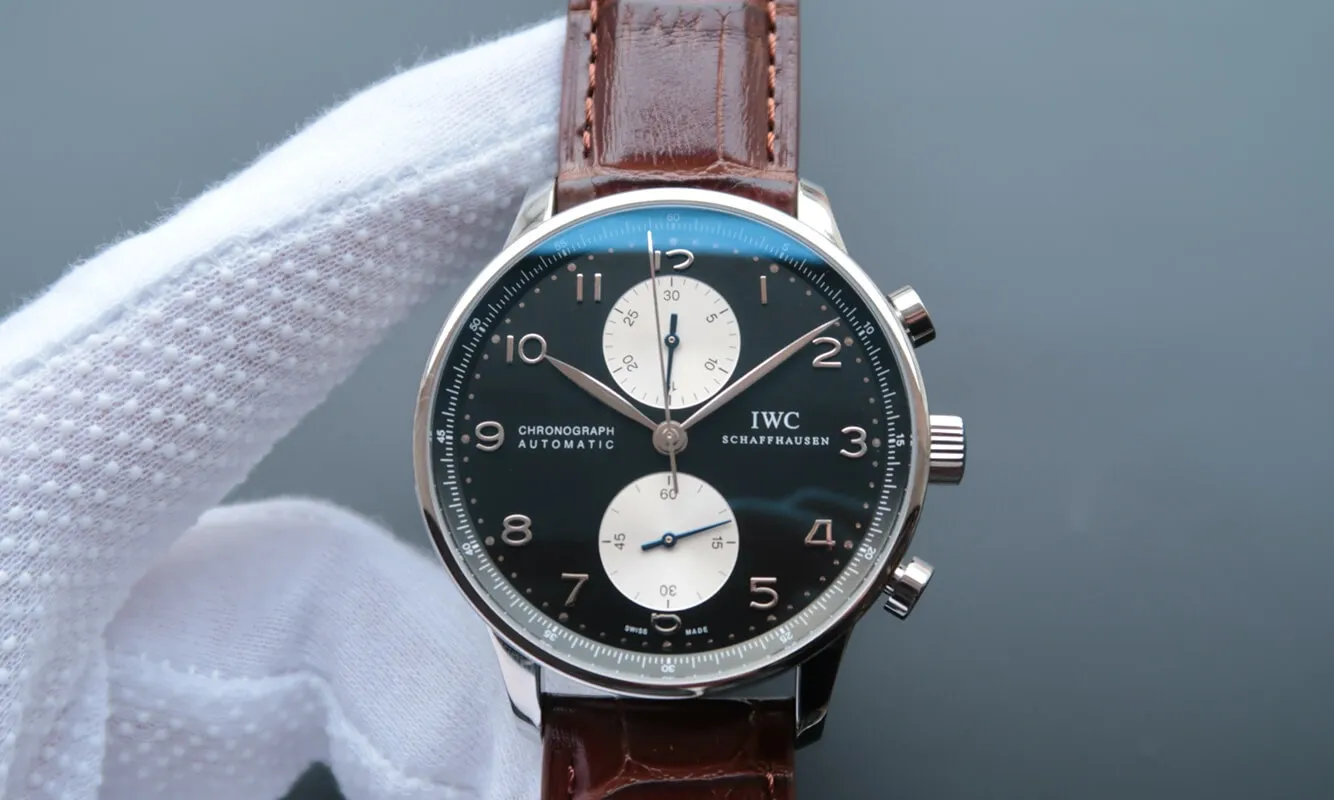 IWC Portugieser IW371404 ZF Factory 1:1 Best Edition Replica Watch V7 Brown Strap