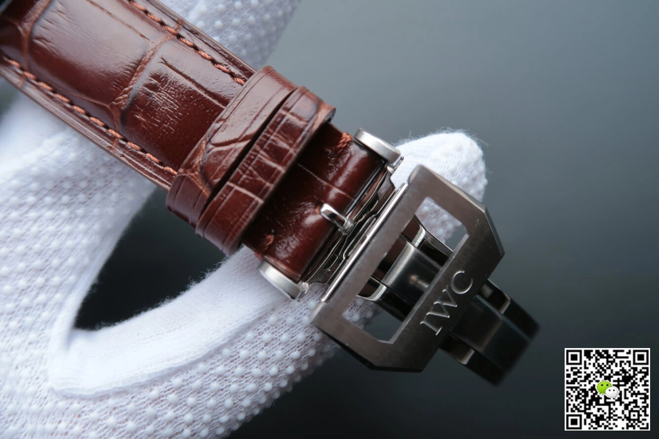 IWC Portugieser IW371404 ZF Factory 1:1 Best Edition Replica Watch V7 Brown Strap