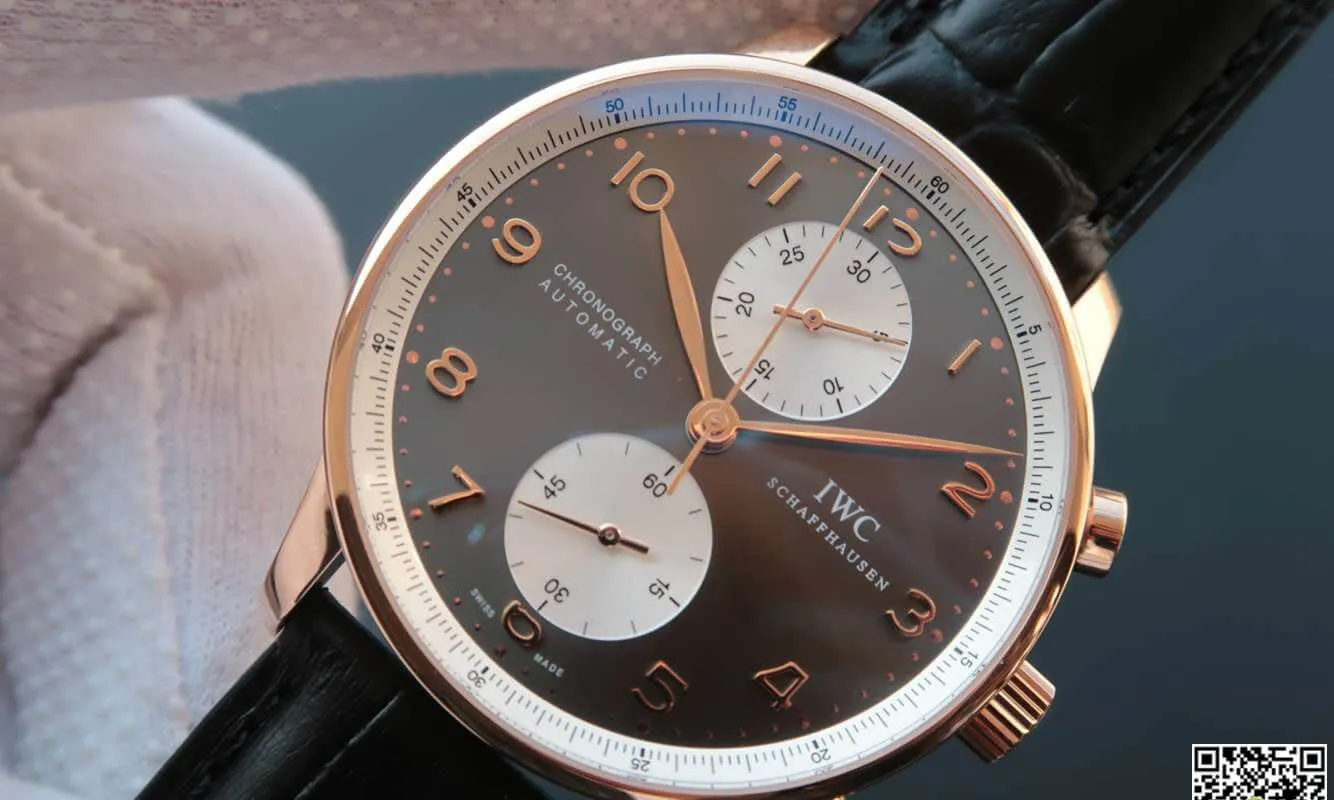 IWC Portugieser IW371433 ZF Factory 1:1 Best Edition Replica Watch Leather Strap