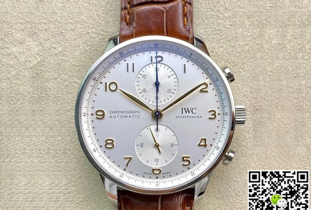 IWC Portugieser IW371604 ZF Factory 1:1 Best Edition Replica Watch Leather Strap