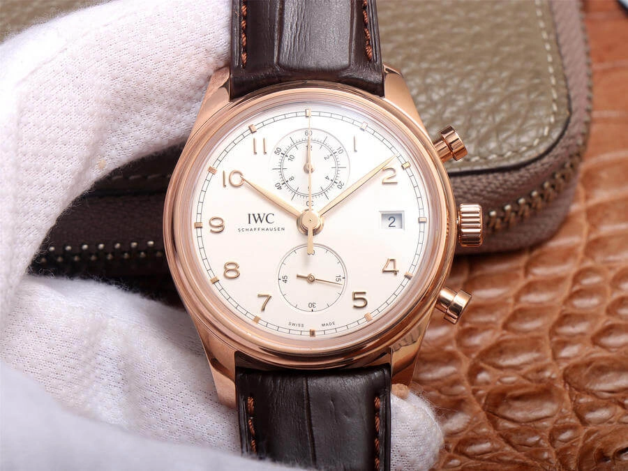 IWC Portugieser IW390301 ZF Factory 1:1 Best Edition Replica Watch Leather Strap