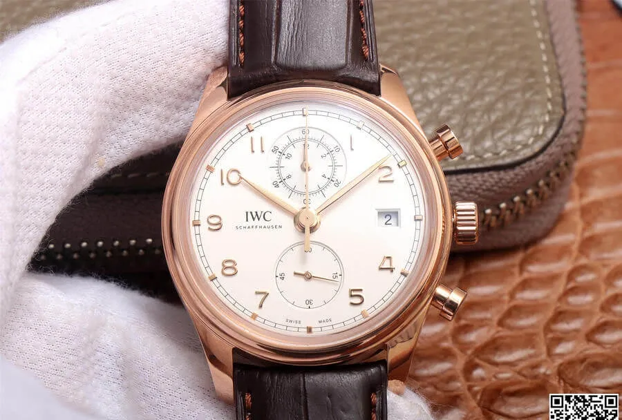 IWC Portugieser IW390301 ZF Factory 1:1 Best Edition Replica Watch Leather Strap