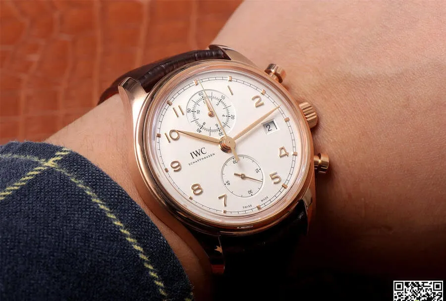 IWC Portugieser IW390301 ZF Factory 1:1 Best Edition Replica Watch Leather Strap