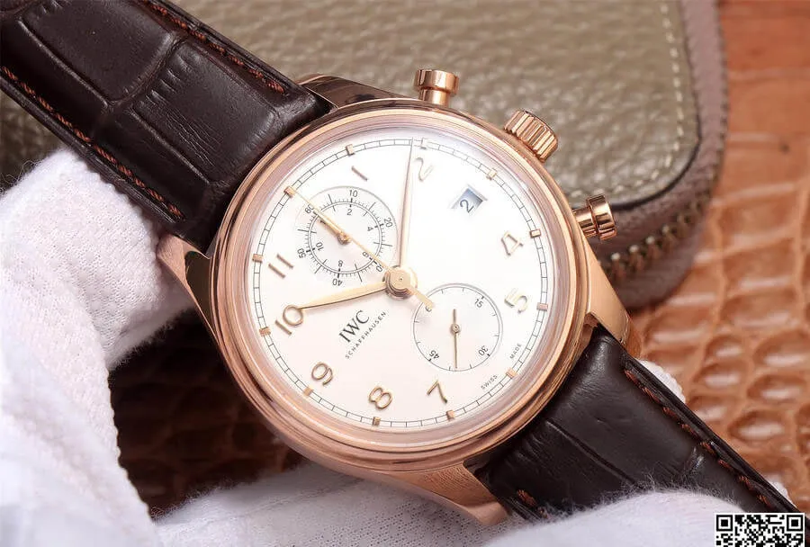 IWC Portugieser IW390301 ZF Factory 1:1 Best Edition Replica Watch Leather Strap