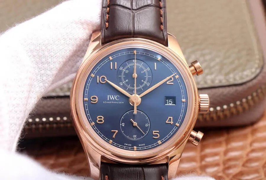 IWC Portugieser IW390305 ZF Factory 1:1 Best Edition Replica Watch Black Strap