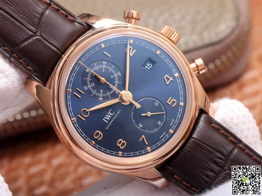 IWC Portugieser IW390305 ZF Factory 1:1 Best Edition Replica Watch Black Strap